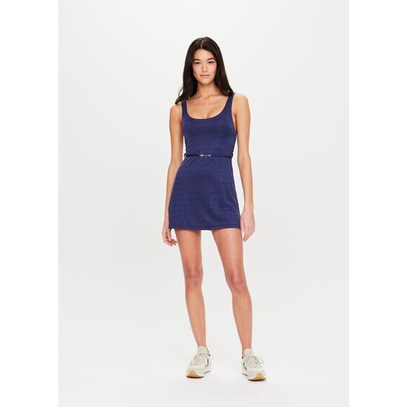 The Upside Sportif Blair Dress $179 Sz Small Tennis Mini Shorts Underneath Blue - Picture 1 of 11